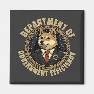 Department of Government Efficiency Dog Magneet