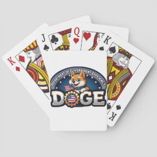 Department of Government Efficiency Dog Pokerkaarten