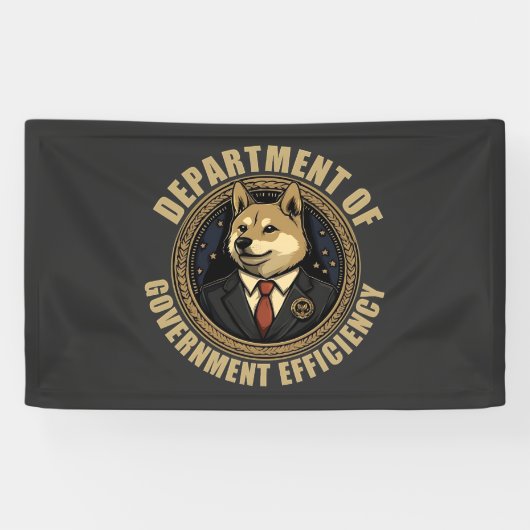 Department of Government Efficiency Dog Spandoek (Horizontaal)