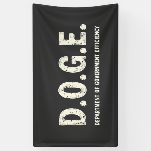 Department of Government Efficiency Dog Spandoek (Verticaal)