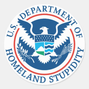 Department of Homeland Stomatigheid Sticker