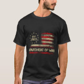 Department Of War Established 2025 Re-established  T-shirt (Voorkant)