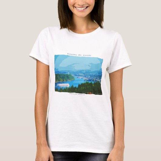Departure Bay, Nanaimo T-shirt (Voorkant)
