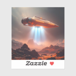 Departure Point - Square Vinyl Sticker