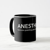 Dépassement de la tasse de gaz pour l'anesthésie (Devant gauche)