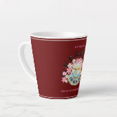 DÉPASSEMENT Latte Mug par Adiela Akoo (Angle gauche)