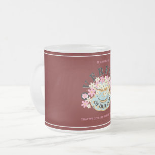 DÉPASSEMENT Verre givré Mug par Adiela Akoo