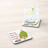 Dépêche-toi de descendre le Dessous de verre de No (Côté Droit)