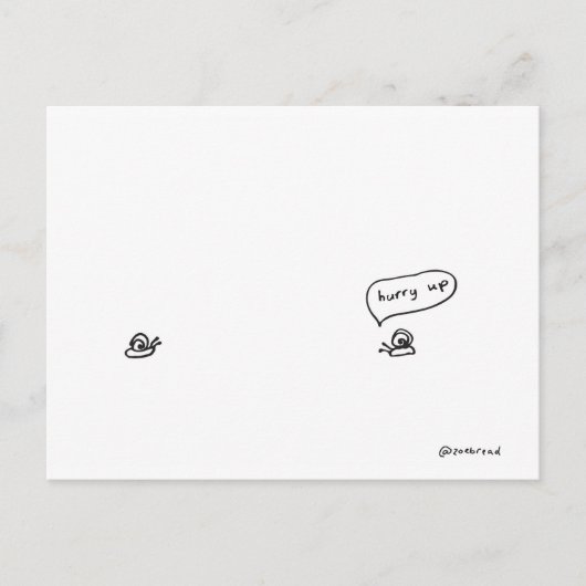 dépêchez la carte postale (Devant)