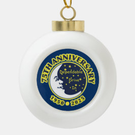 Dependable Drive In 75th Anniversary Ornament