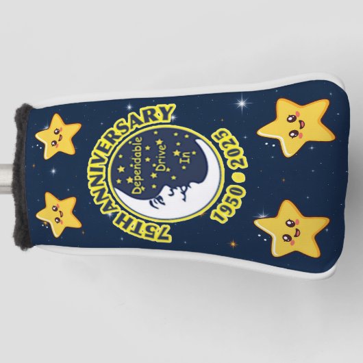 Dependable Drive In 75th Anniversary Putter Cover (Voorkant)