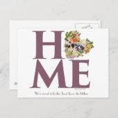 Déplacé vers une carte postale Texas (Devant / Derrière)