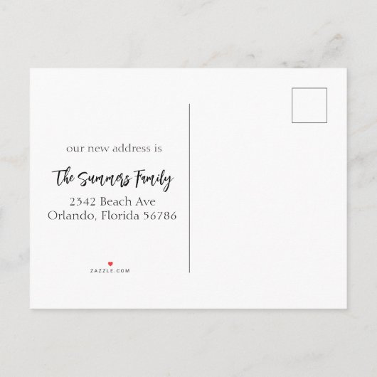 Déplacement de boîtes de Faire-part à domicile (Dos)