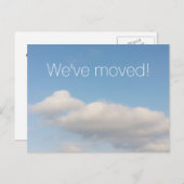 Déplacement de cartes postales avec ciel bleu et n (Devant / Derrière)