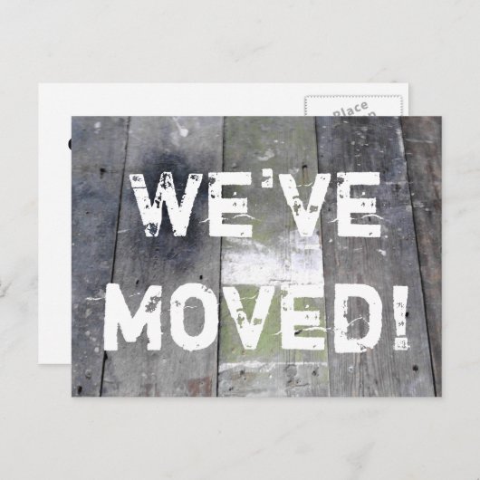 Déplacement de cartes postales | vieilles planches (Devant / Derrière)