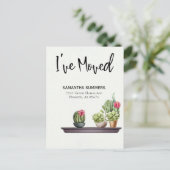 Déplacement de Faire-part J'ai déplacé des Plantes (Debout devant)