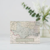 Déplacement vers... Carte vintage personnalisée de (Debout devant)