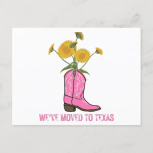 DÉPLACEMENT VERS LE FAIRE-PART TEXAS