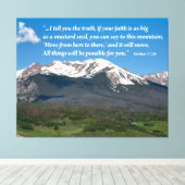 Déplacer Cette Toile Inspirante Montagne (Insitu (Plancher de Bois))