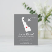 Déplacer la carte de poste DELAWARE Faire-part (Debout devant)