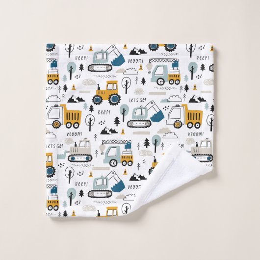 Déplaçons le Motif de véhicule (Gant de toilette)