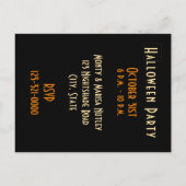 Déplaisant Guy Halloween Invitations (Dos)