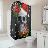 Déplaisant rideau de douche de Noël Père Noël (En situation)