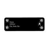 Déplaisant Spider & Étiquette de adresse Web Modèl (Devant)