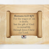 Dépliant de cartes Gift of Grace KJV (Intérieur au milieu)