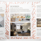 Dépliant de conception intérieure de corail éventa (Intérieur au milieu)