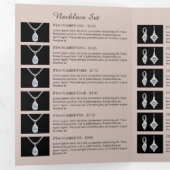 Dépliant de Logo d'Entreprise de Bijoux de Mode Ma (Intérieur en premier)