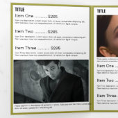 Dépliant du Salon de Monogramme de Photos Black Go (Intérieur en premier)