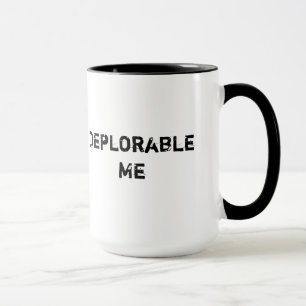 Déplorable je noir tasse de sonnerie de 15 onces