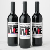 Déplorable Nous Vivons Étiquettes (Bouteilles)