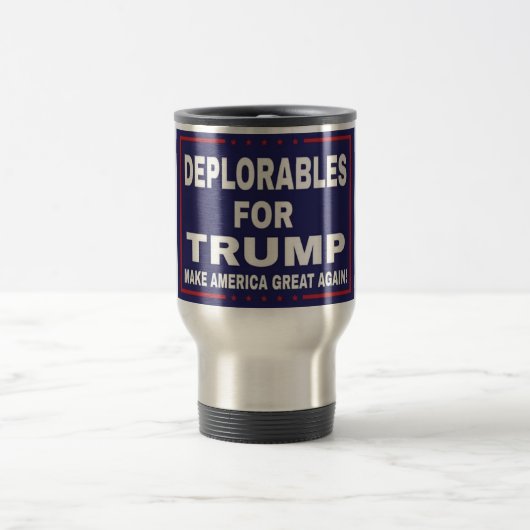 Deplorables pour la tasse de téléphone d'atout (Centre)