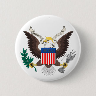 Deploribus Unum! Knoop Ronde Button 5,7 Cm