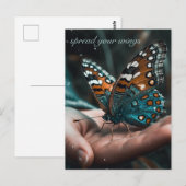 Déployez vos ailes Carte postale personnalisée pap (Devant / Derrière)