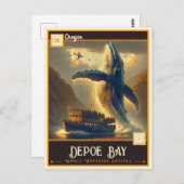 Depoe Bay, Oregon | Briefkaart (Voorkant / Achterkant)