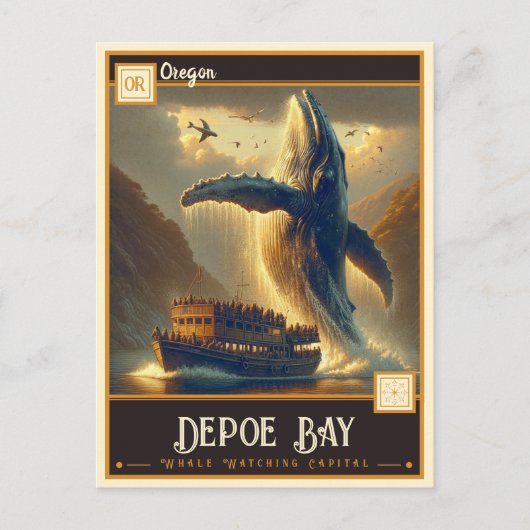 Depoe Bay, Oregon | Briefkaart (Voorkant)