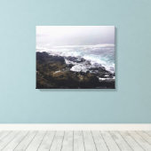 Depoe Bay, Oregon Canvas Afdruk (Insitu (Houten vloer))