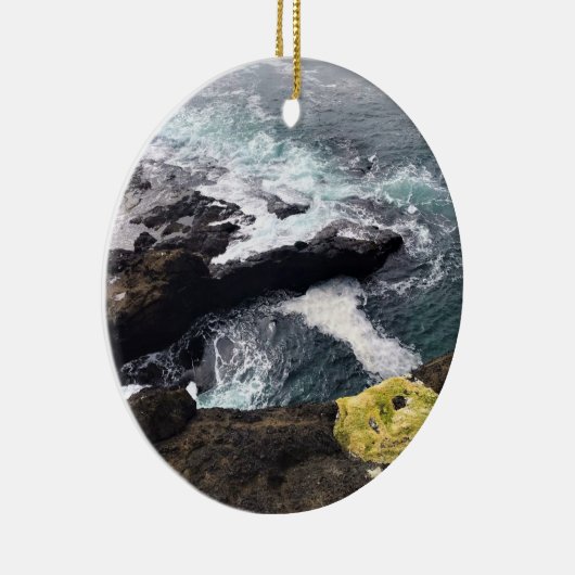 Depoe Bay, Oregon Keramisch Ornament (Rechts)