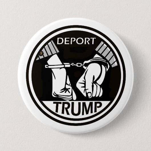 Deport de Donald Ronde Button 7,6 Cm (Voorkant)
