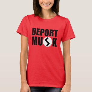 Deport Elon Musk Vrouwen T-shirt