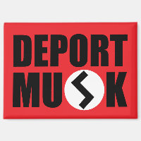 Déporter Elon Musk Refridgerator Magnet