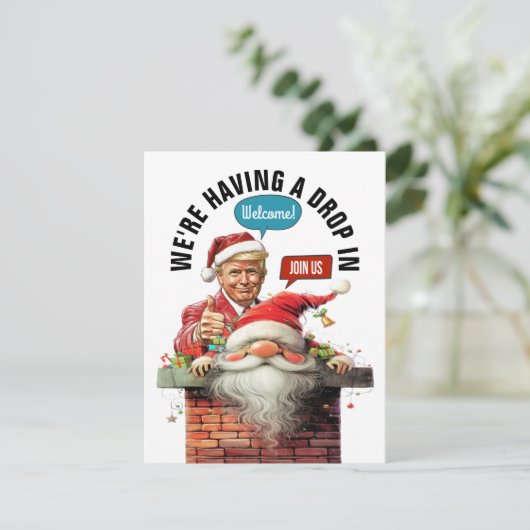 DÉPOSER DANS Carte Vacances Plat (Debout devant)