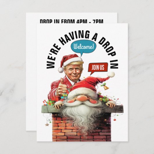 DÉPOSER DANS Carte Vacances Plat (Devant / Derrière)