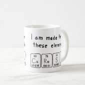 Déposer la tasse de nom de table périodique (Devant droit)