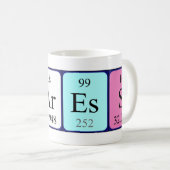 Déposer la tasse de nom de table périodique (Devant droit)