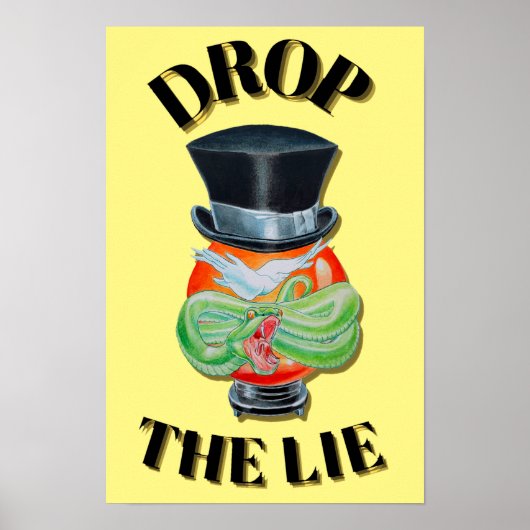 DÉPOSEZ LE POSTER MENSONGES (Devant)