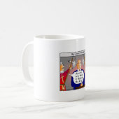 Déposez le Roi Cartoon Mug (Devant gauche)